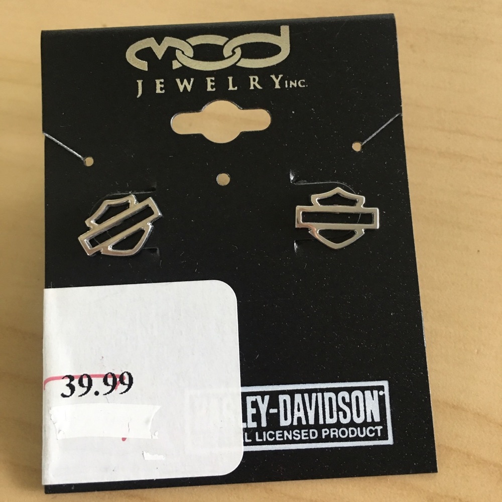 Harley Davidson stud earrings